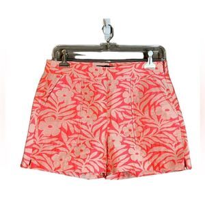 J crew floral patterned shirt shorts‎